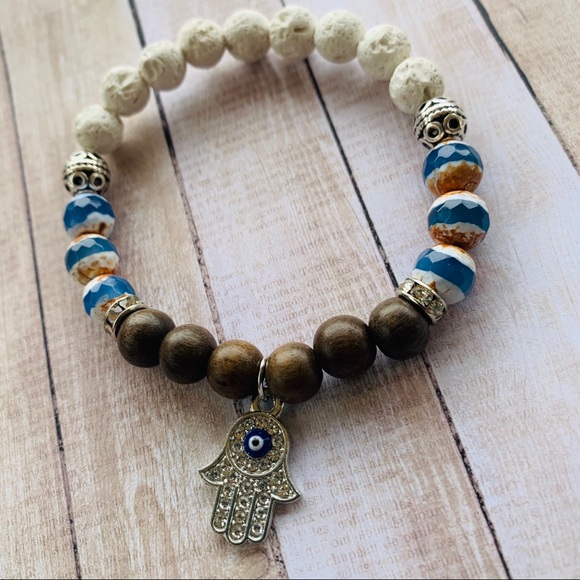 Evil Eye Protection Hamsa Essential Oil Diffuser - Picture 5 of 7